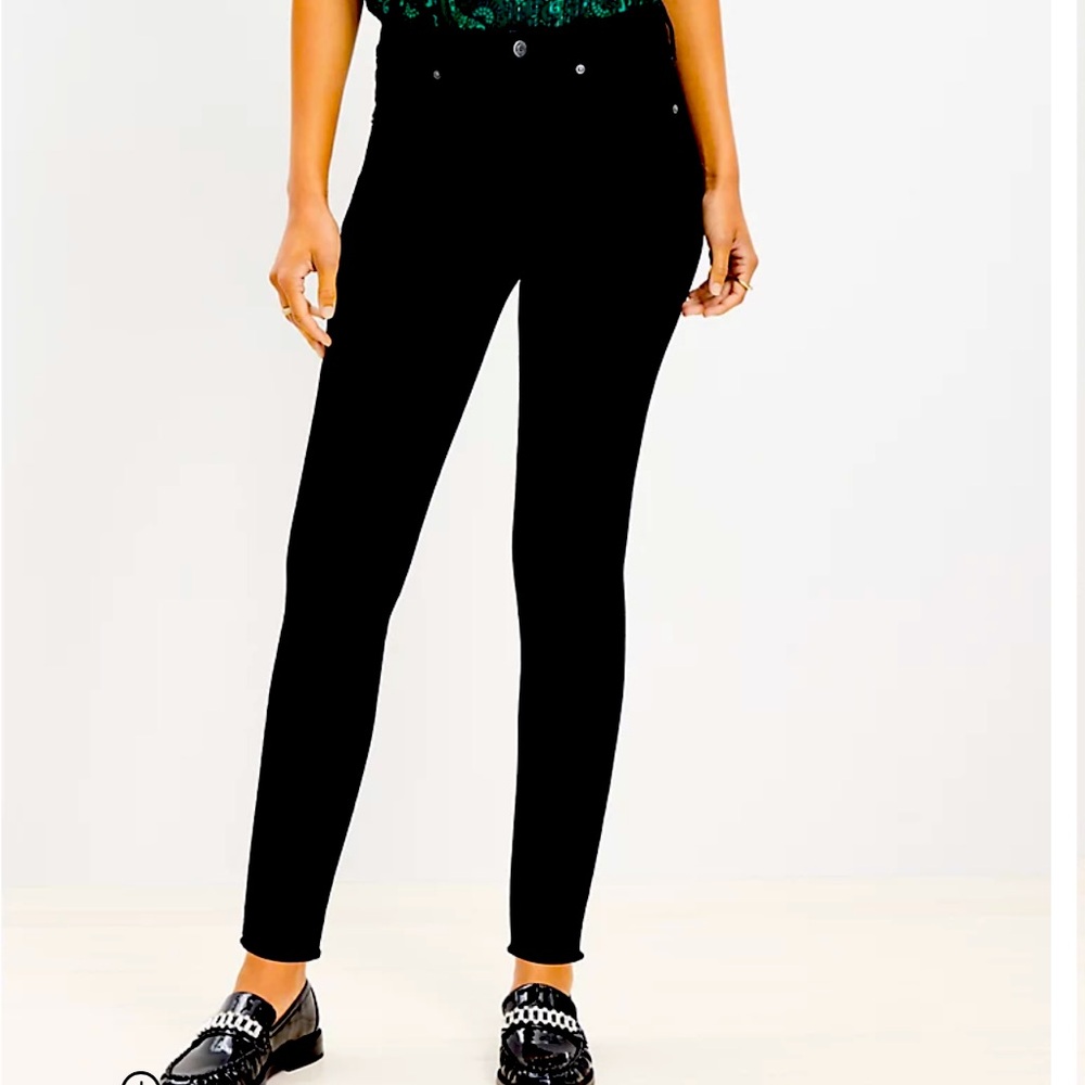 Loft stretch black denim